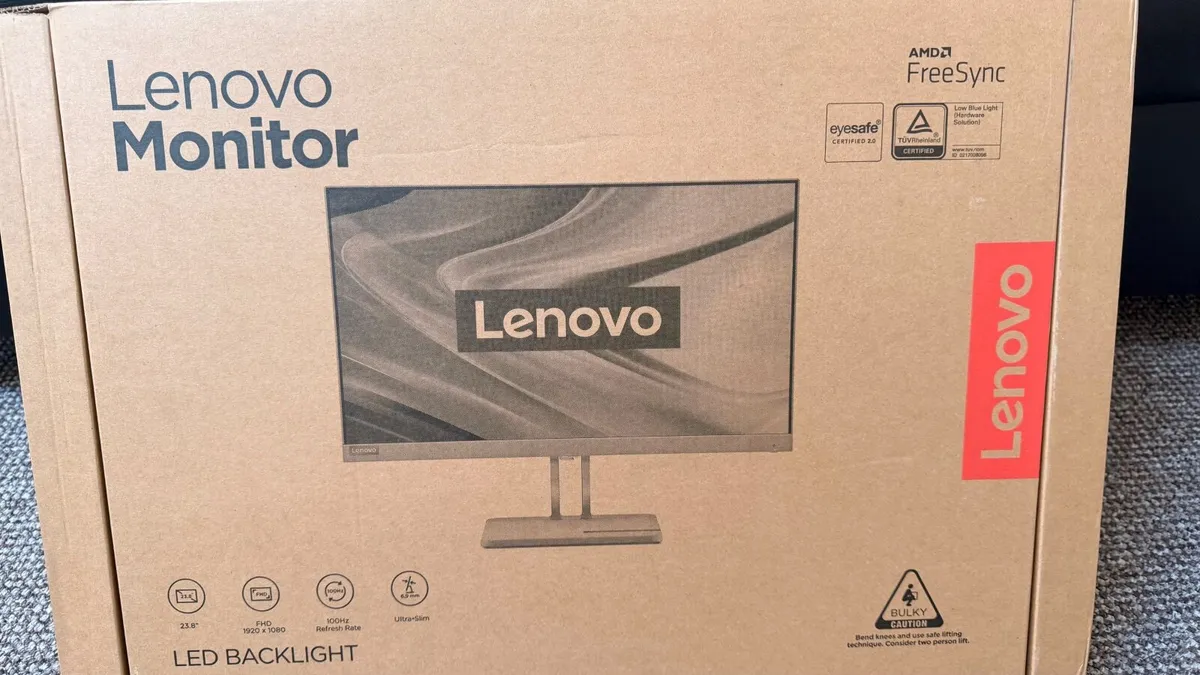 Lenovo computer monitor HD 24inch - Image 3