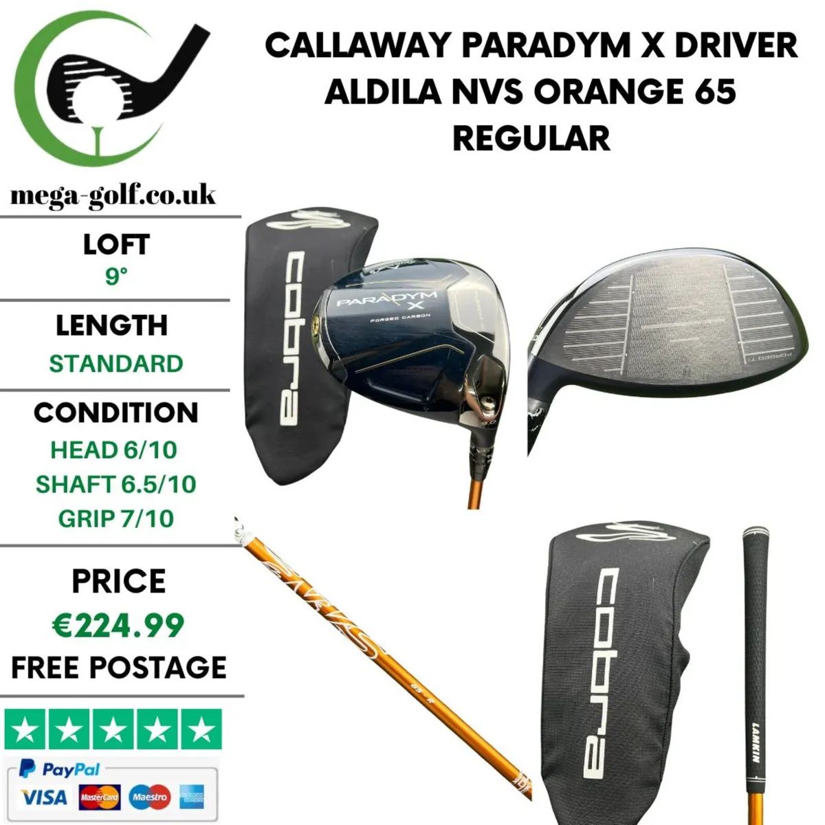 Callaway Paradym X Driver / 9° / Regular - Image 1