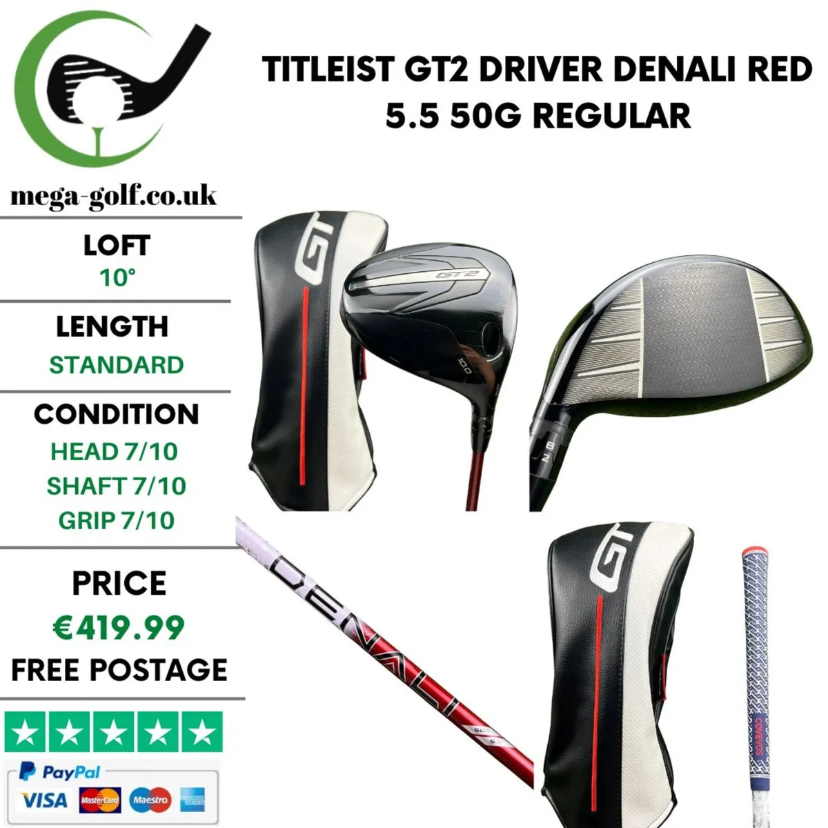 Titleist GT2 Driver / 10° / Regular - Image 1