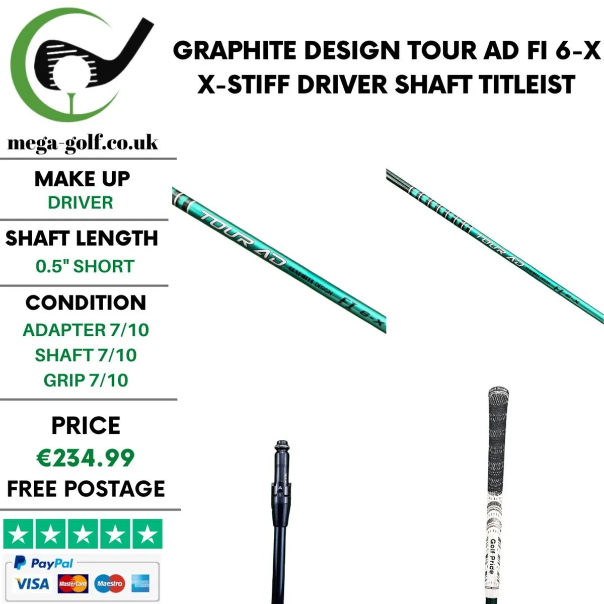 Graphite Design Tour AD FI 6-X X-Stiff Driver - Image 1