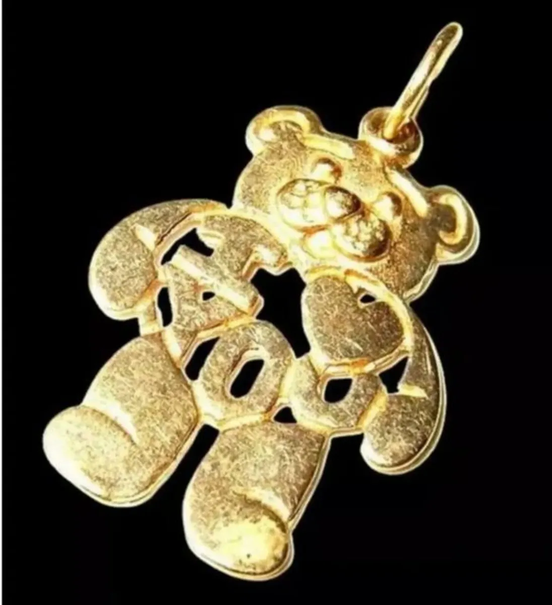 Vintage 9ct 'Teddy' I Love You' Pendant - Image 2