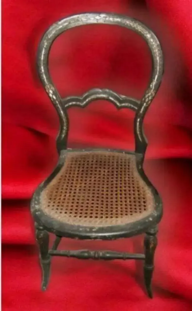 Victorian Chair with Mother of Pearl Inlay - Image 3