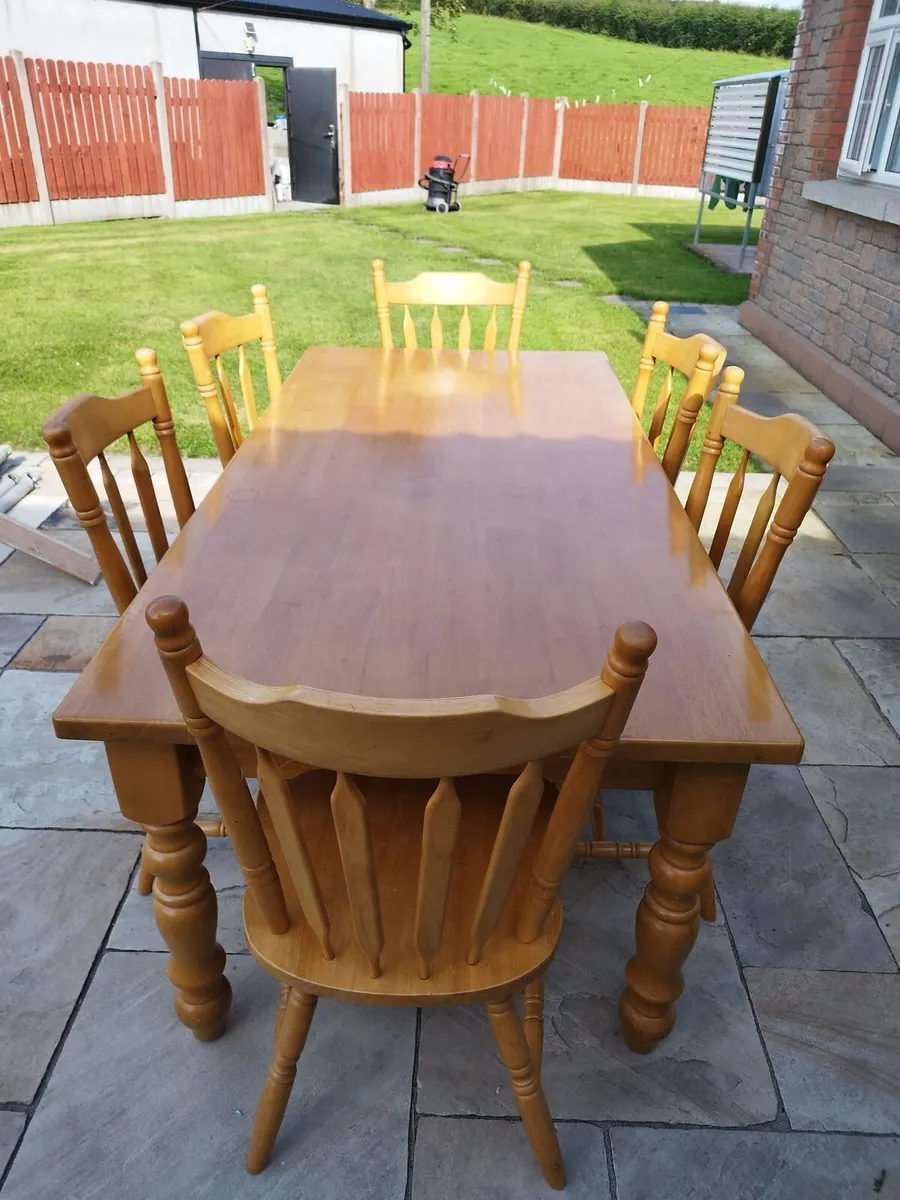 Dining Table and Chairs - Image 1