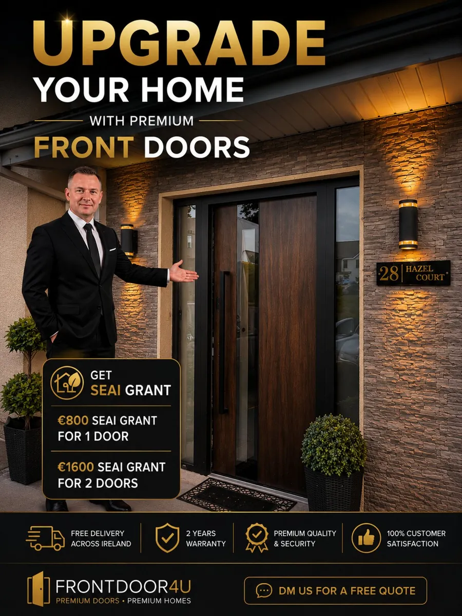 Front doors & windows.  SEAI grant. All Ireland - Image 1