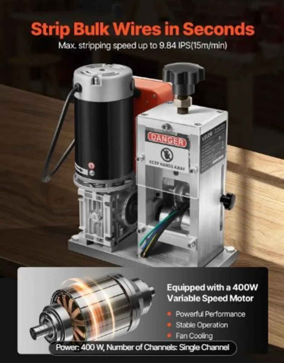 Electric Automatic Wire Stripper Stripping Machine - Image 2