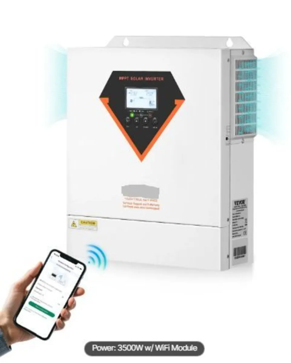 Hybrid Solar Inverter, 3500W - Image 1