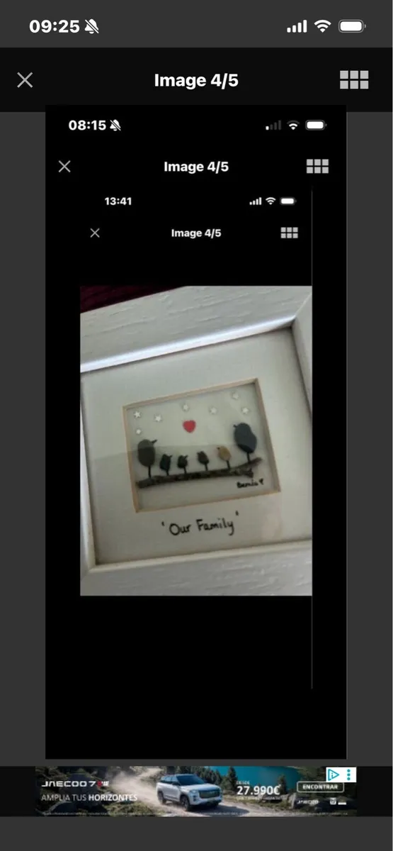 ‘Our Family’ - Framed Stone Artwork - Image 4