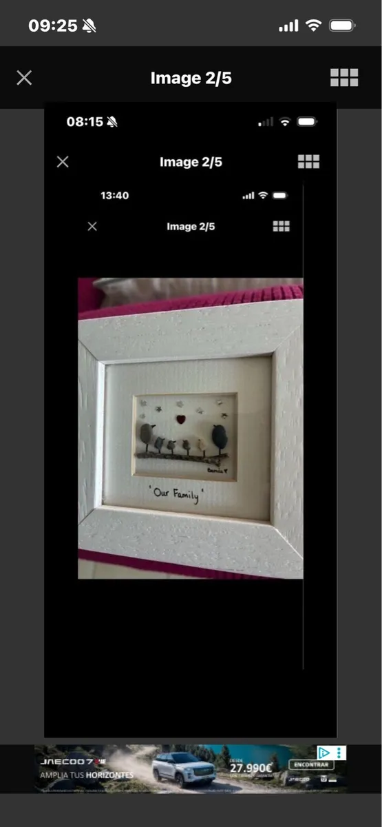 ‘Our Family’ - Framed Stone Artwork - Image 2