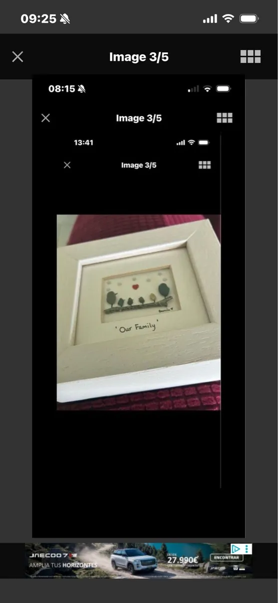 ‘Our Family’ - Framed Stone Artwork - Image 3