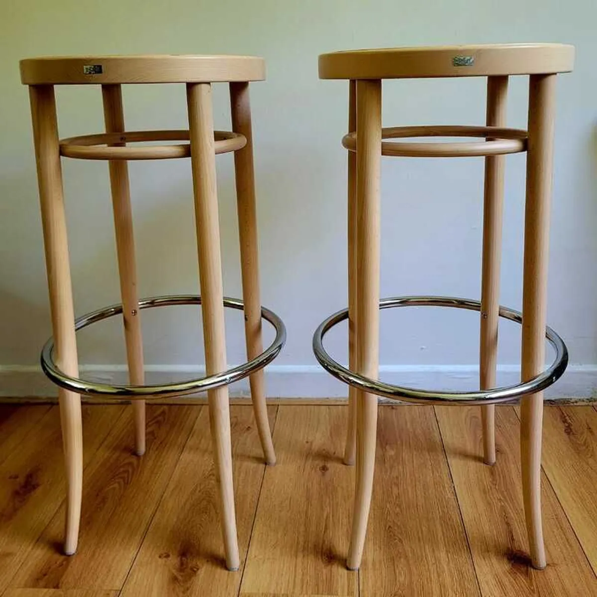 Pair of Stools by Thonet - Image 3