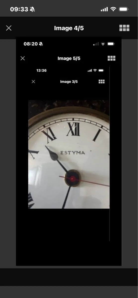 Vintage Brass Maritime Clock - Image 4