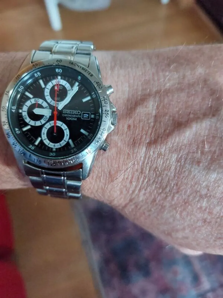 Seiko Chronograph 100m Tachymeter 7T92 - PRICE DROP - Image 2