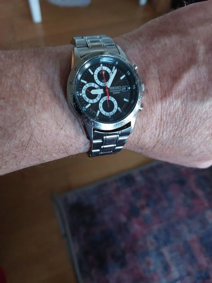 Seiko Chronograph 100m Tachymeter 7T92 - PRICE DROP - Image 3