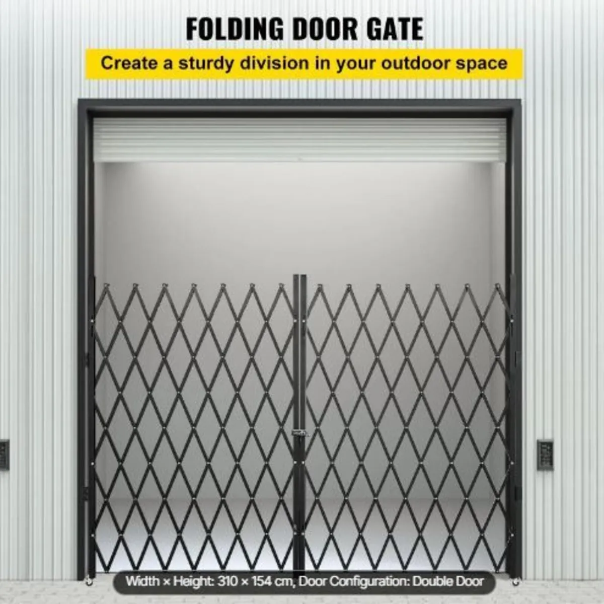 Double Folding Security Gate Folding Door - Image 2