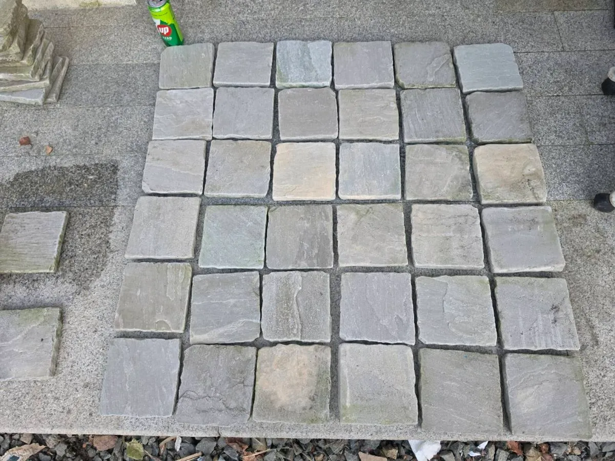 Sandstone Cobble Stone Paving - 204 Square yards - Image 1