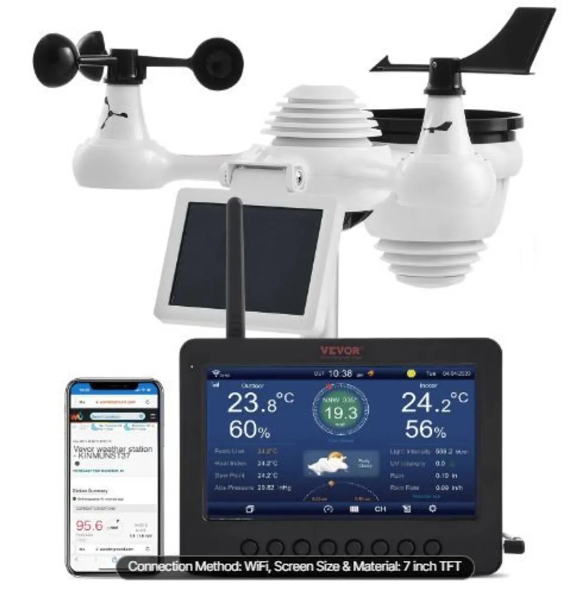 7-in-1 Wi-Fi Weather Station 186mm - Image 1
