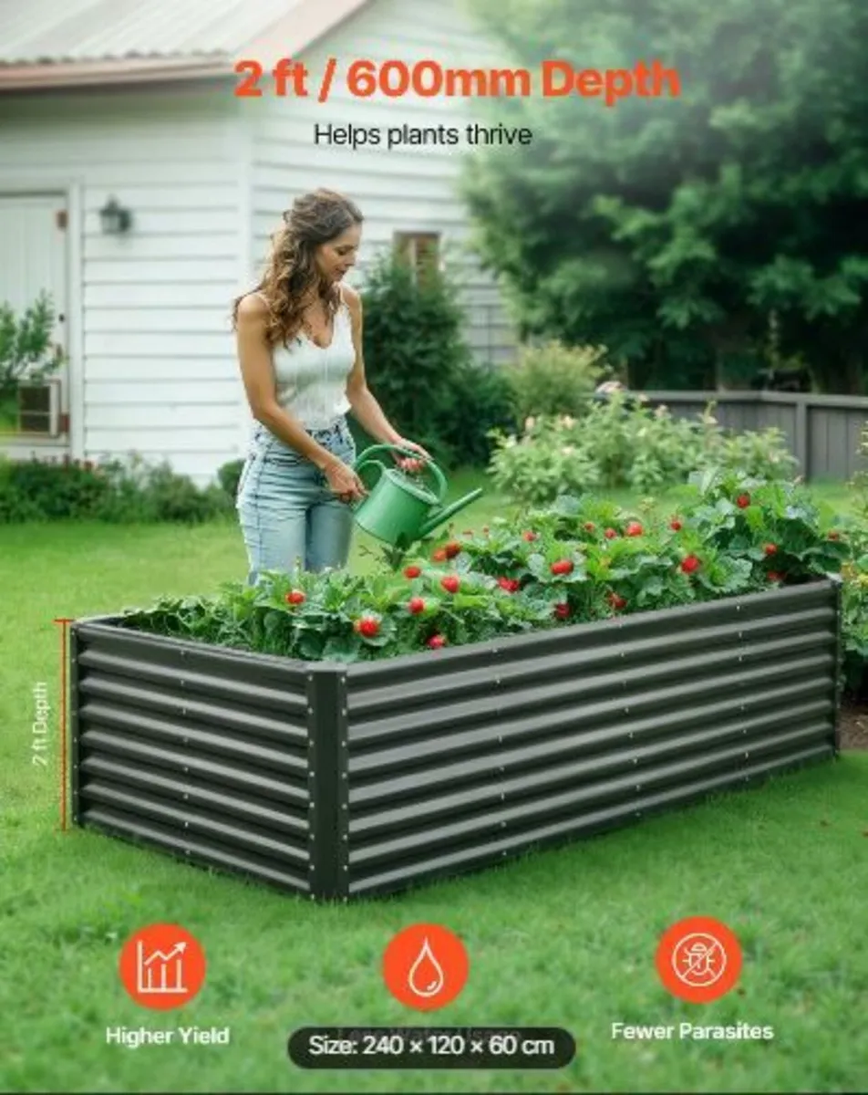 Metal Raised Garden Bed - Image 3