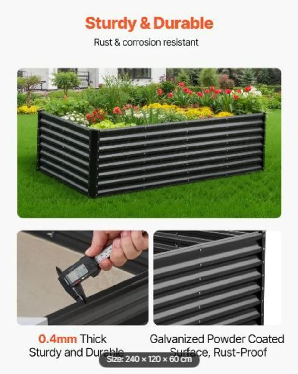 Metal Raised Garden Bed - Image 4