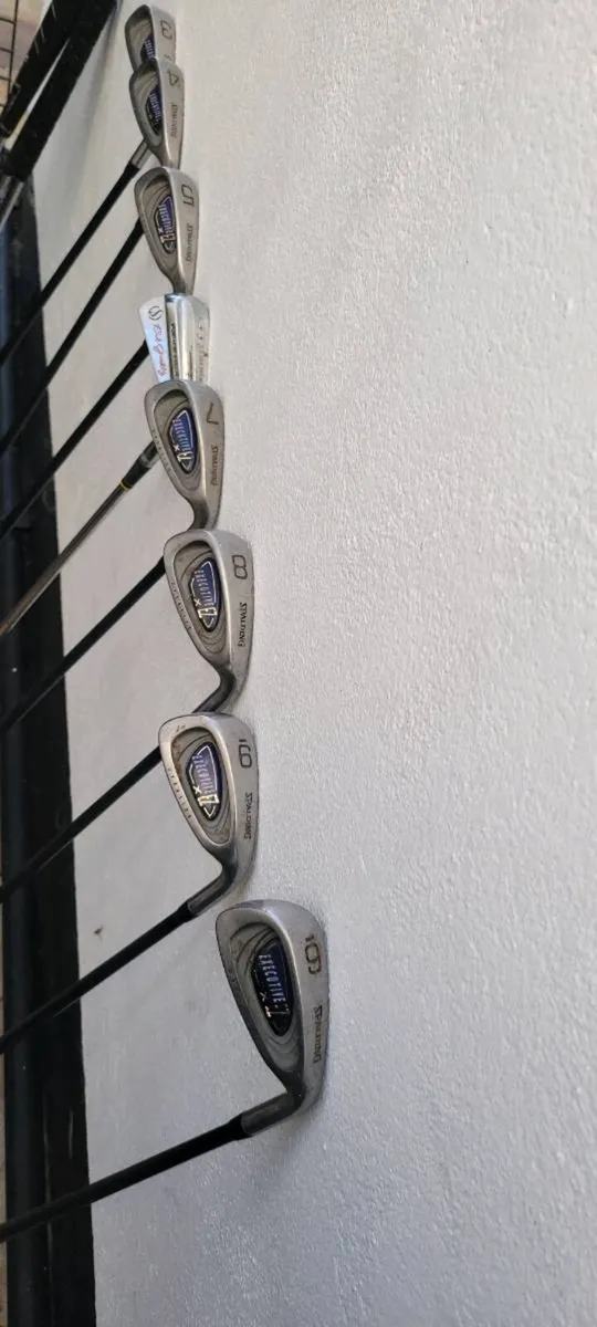 Golf clubs drivers and bag. - Image 3