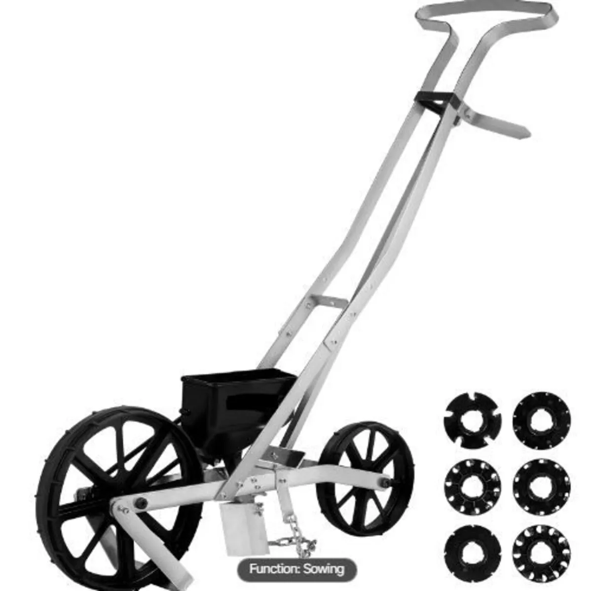 Garden Seeder, Metal Precision Garden Push - Image 1