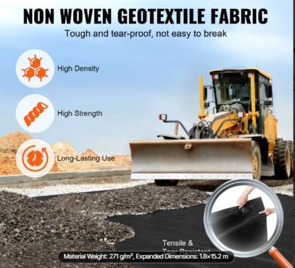 Non Woven Geotextile Fabric Under Gravel - Image 2