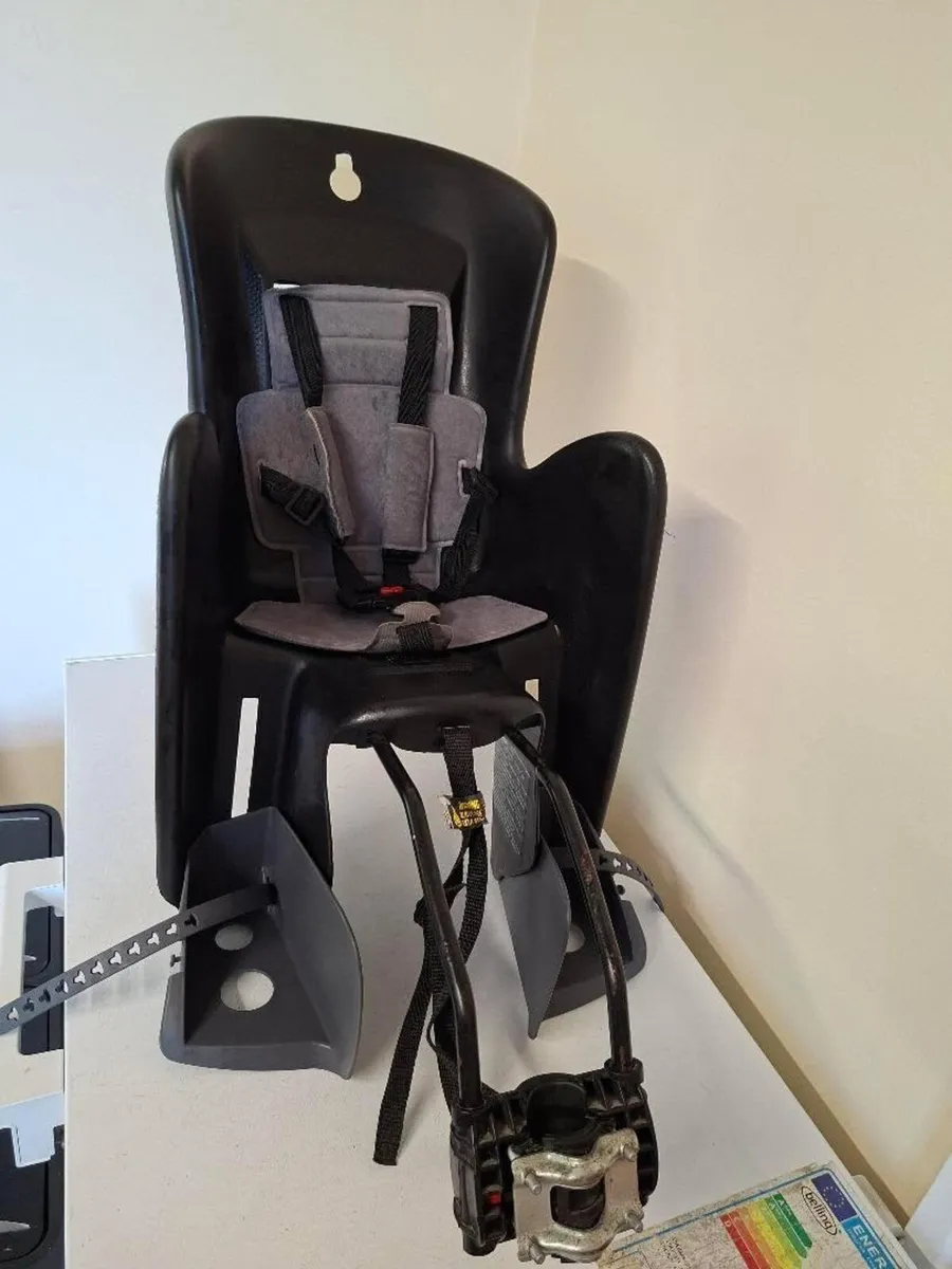 Polisport Rear Child Bike Seat with Frame Mount - Image 1