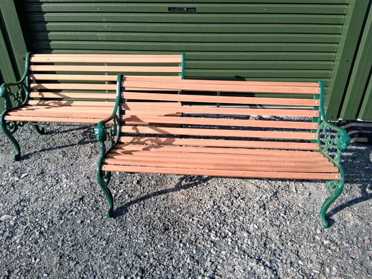 2 x Garden Benches - Image 1