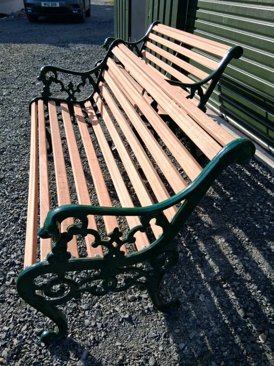 2 x Garden Benches - Image 2