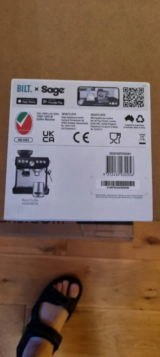 SAGE Coffee machine Brand New - Image 1