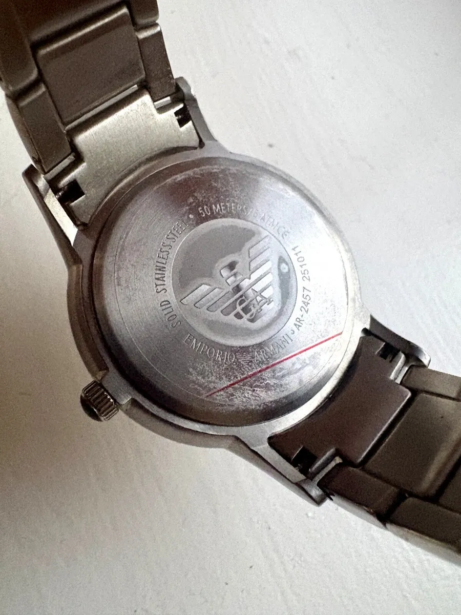 Emporio Armani Stainless Steel Men’s Watch - Image 3