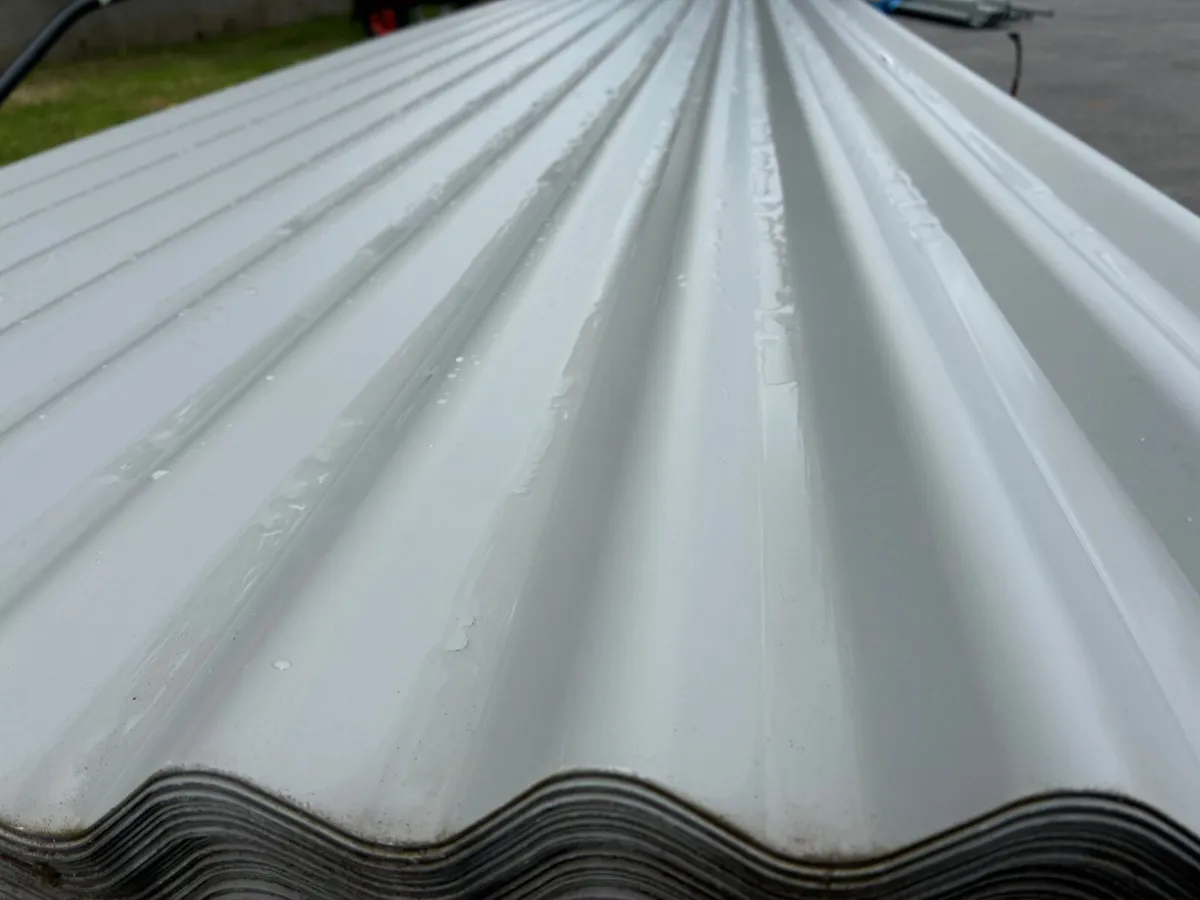 Silver galvanised roof sheet - Image 4