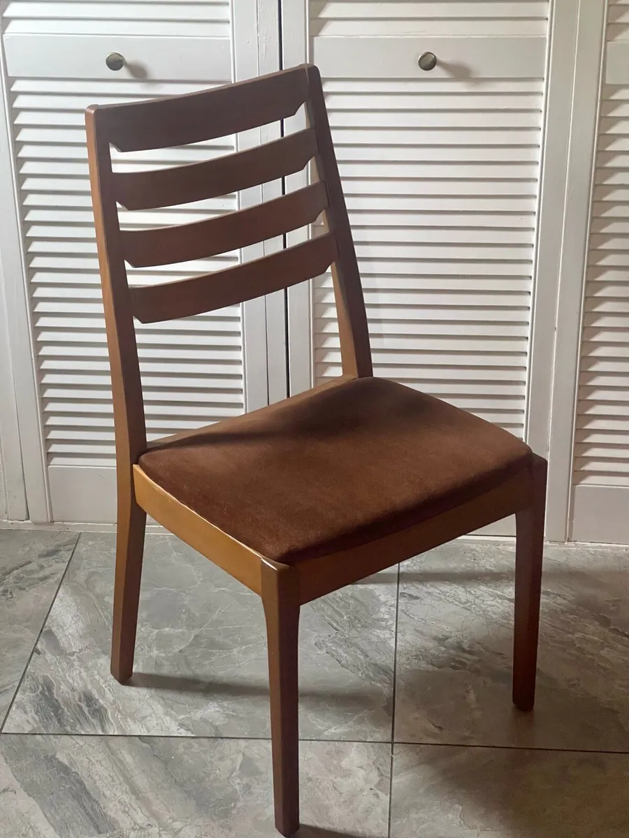 Mid century dining chairs - Image 1
