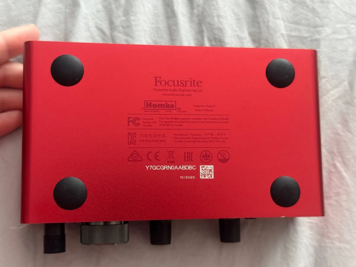 Focusrite Scarlett Solo 3rd Gen Audio Interface - Image 2
