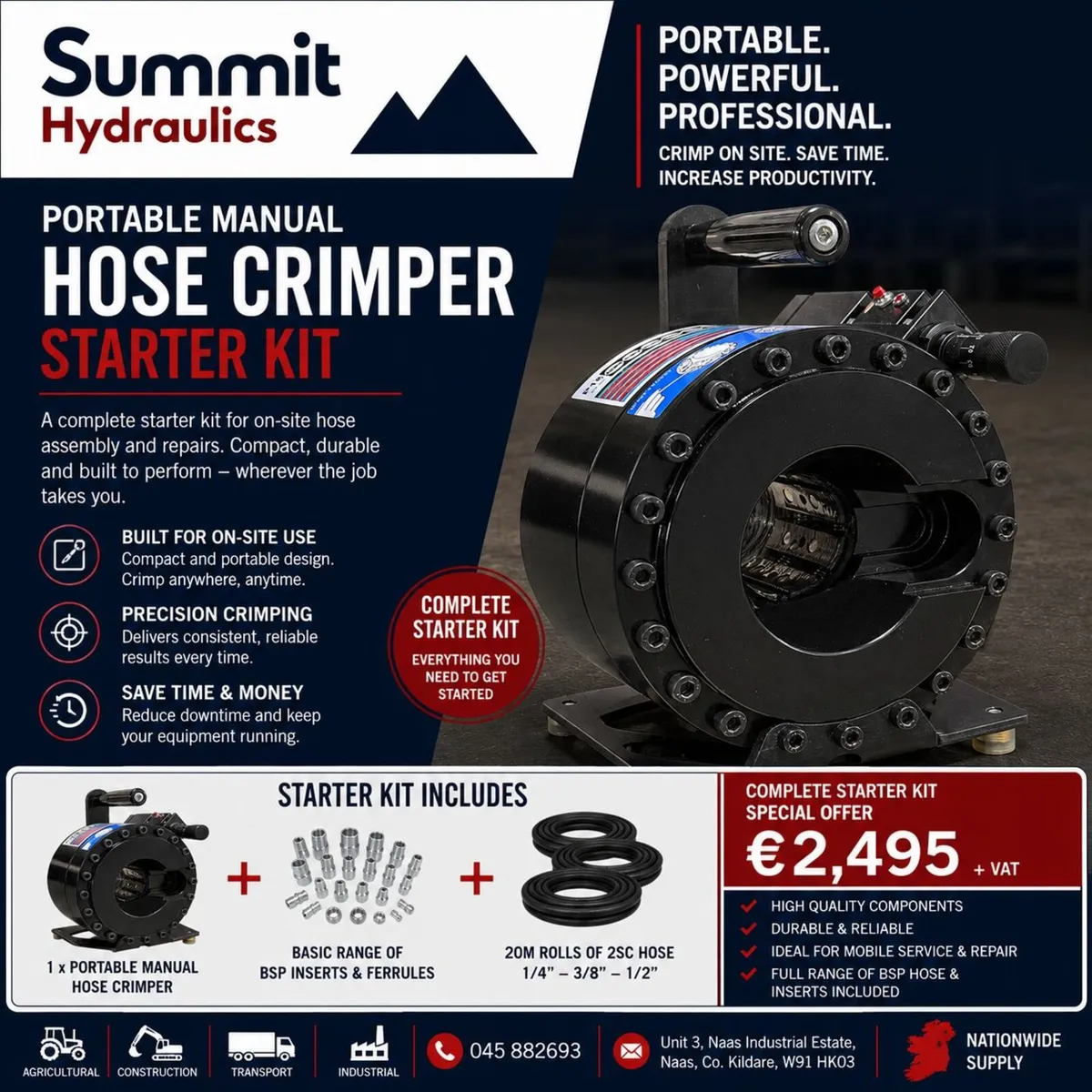 Hydraulic hose crimper starter pack - Image 2