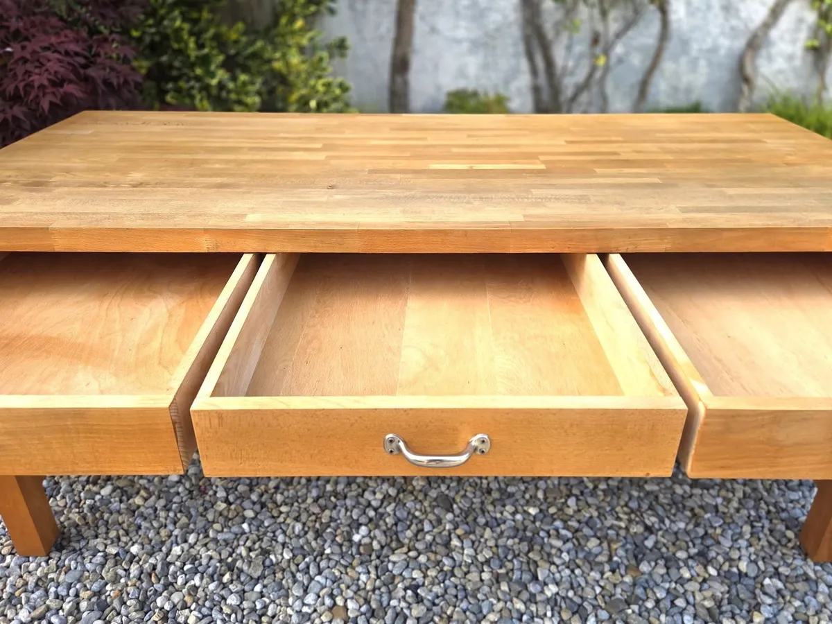 Large Vintage Habitat Beech Table - Image 2