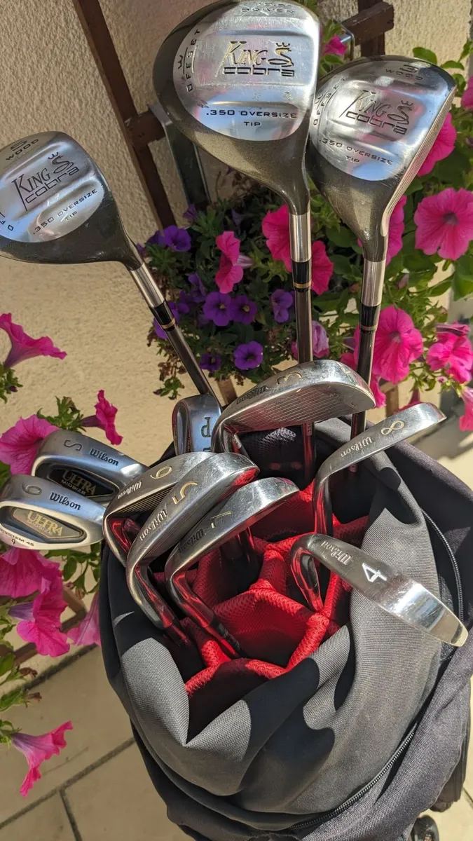 Wilson Irons, Cobra Woods.Nike Bag. - Image 2