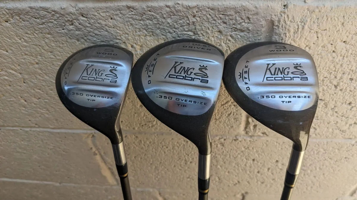 Wilson Irons, Cobra Woods.Nike Bag. - Image 4