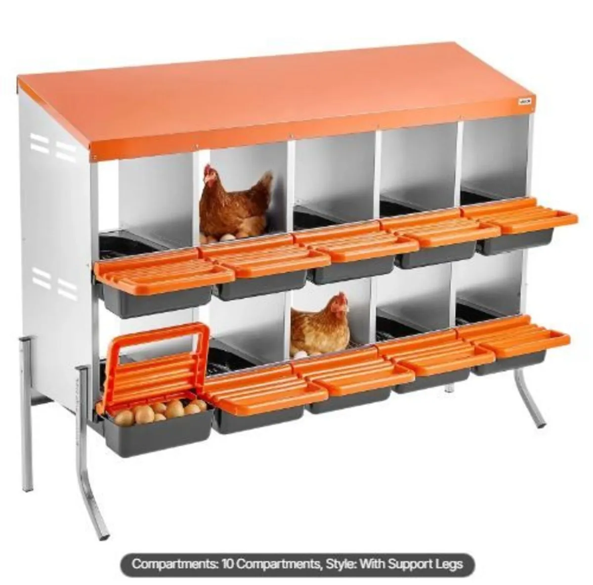 Chicken Nesting Boxes, 10 Compartments - Image 2