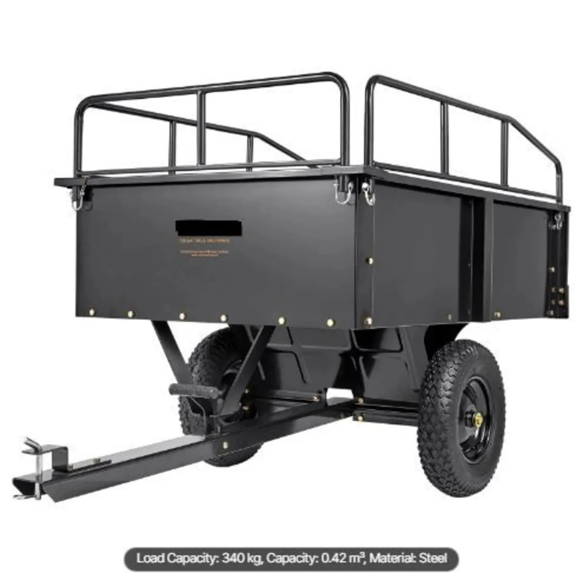 Heavy Duty ATV Trailer Steel Dump - Image 1