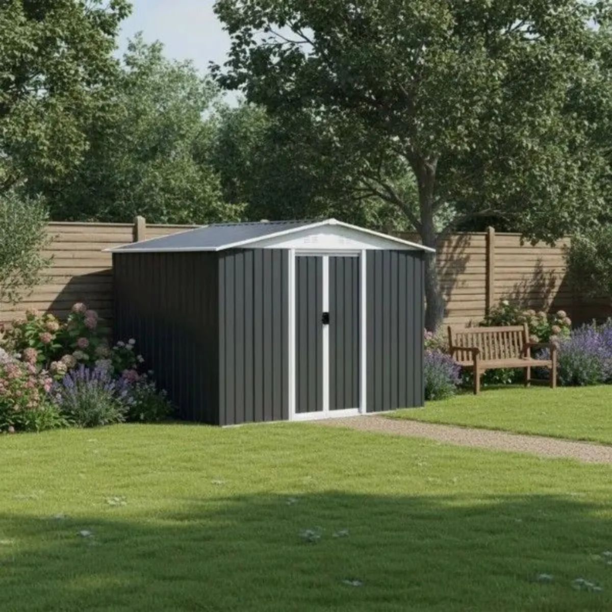 Metal 8x6FT Garden Shed - Free Delivery - Image 1