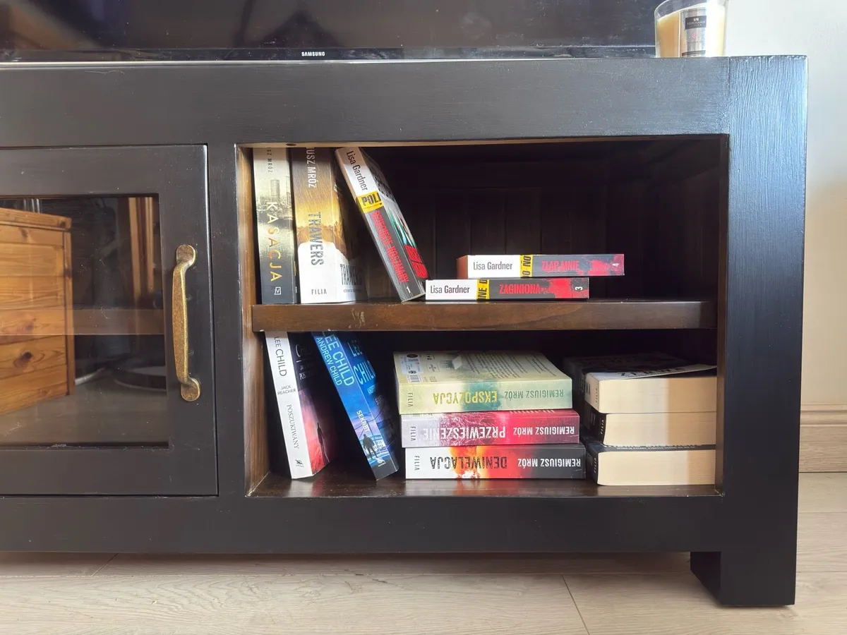 Upcycled Solid Wood TV Unit / Media Console - Image 3