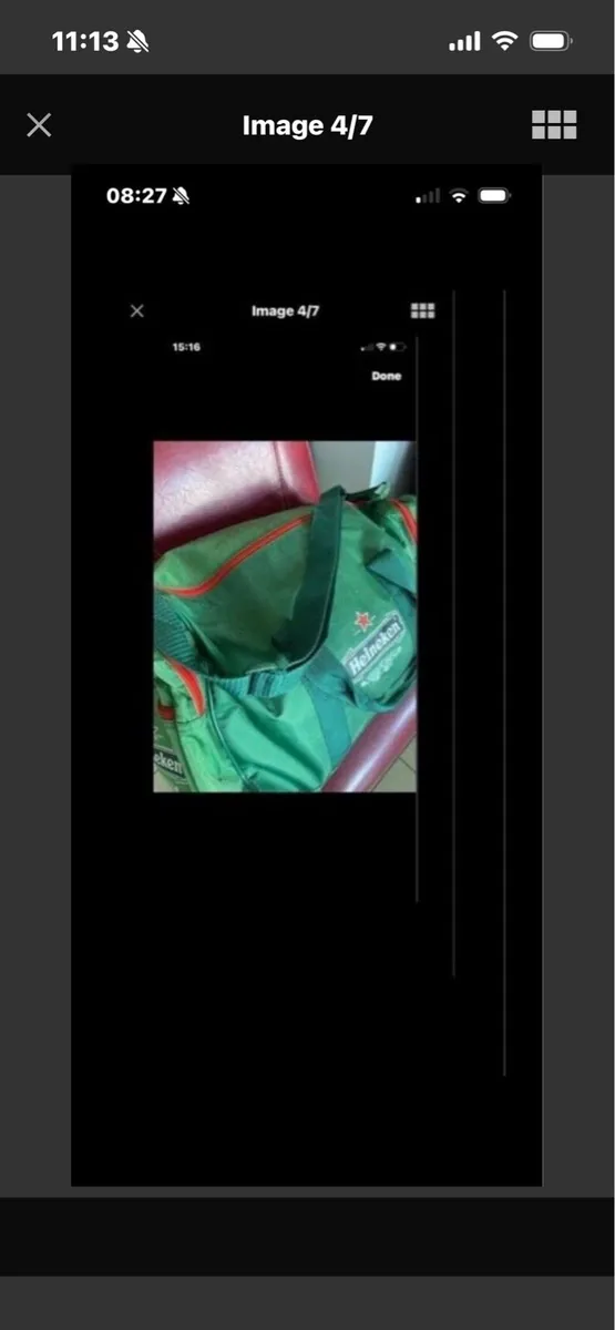 Large Heineken Sports Bag - Image 4