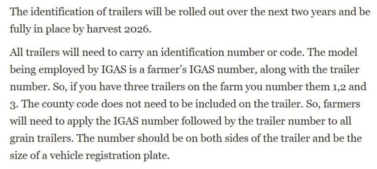 IGAS Trailer Numbers made / Replacement decals. - Image 4
