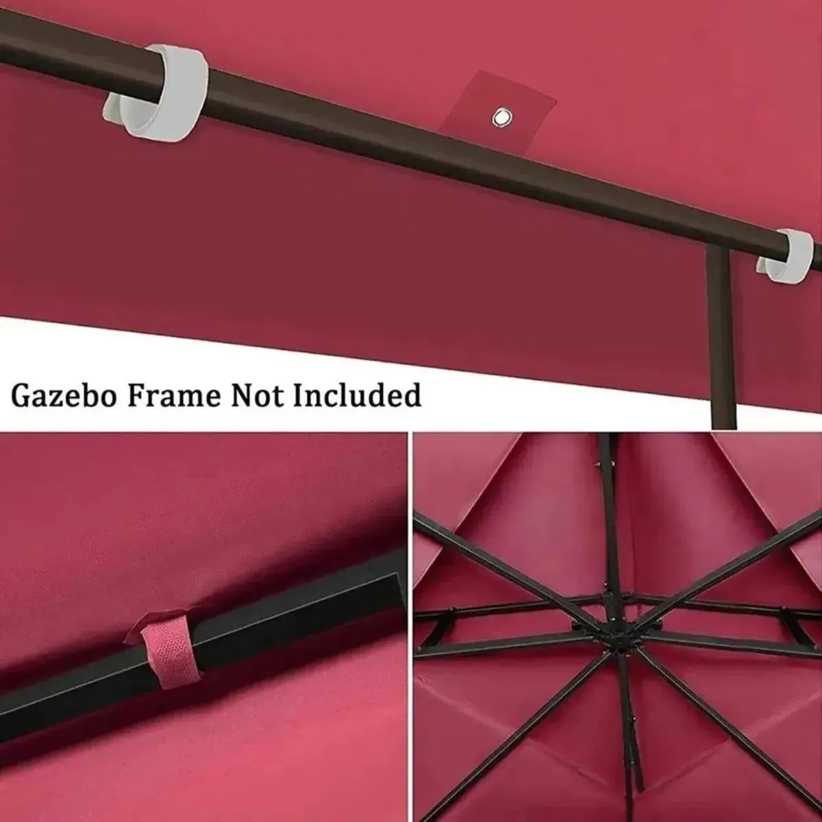 Waterproof 3x3m Gazebo Canopy Replacement - Image 2