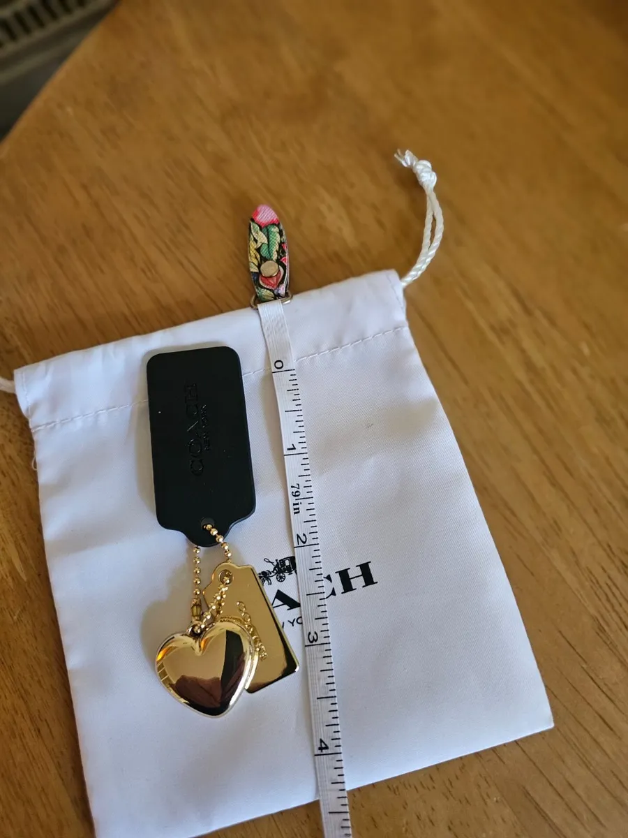 Coach Triple Charm Bag Charm / NEW - Image 3