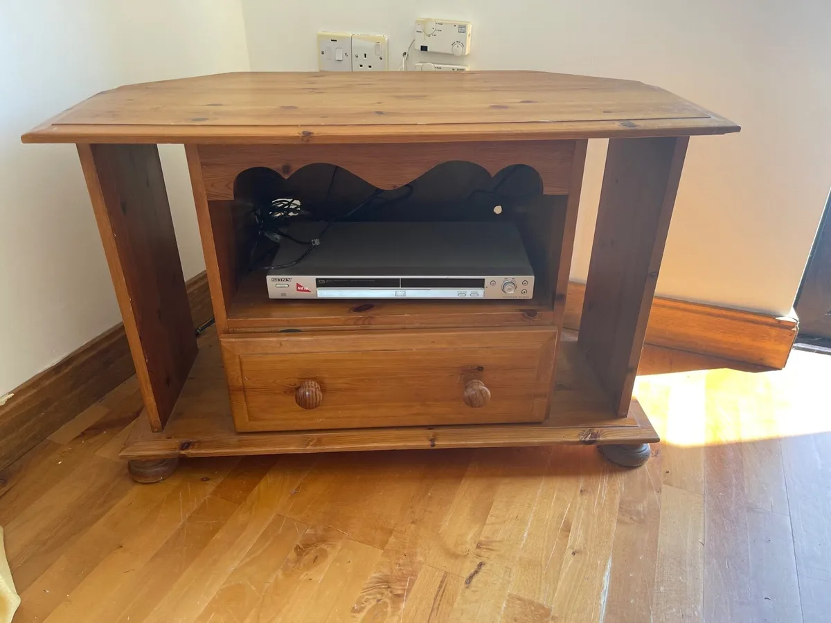 Corner tv unit and mirror - Image 1