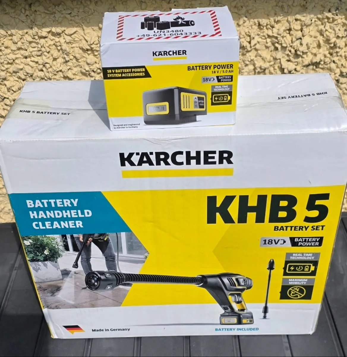 Karcher KHB5 Battery Operated Power Washer - Image 1