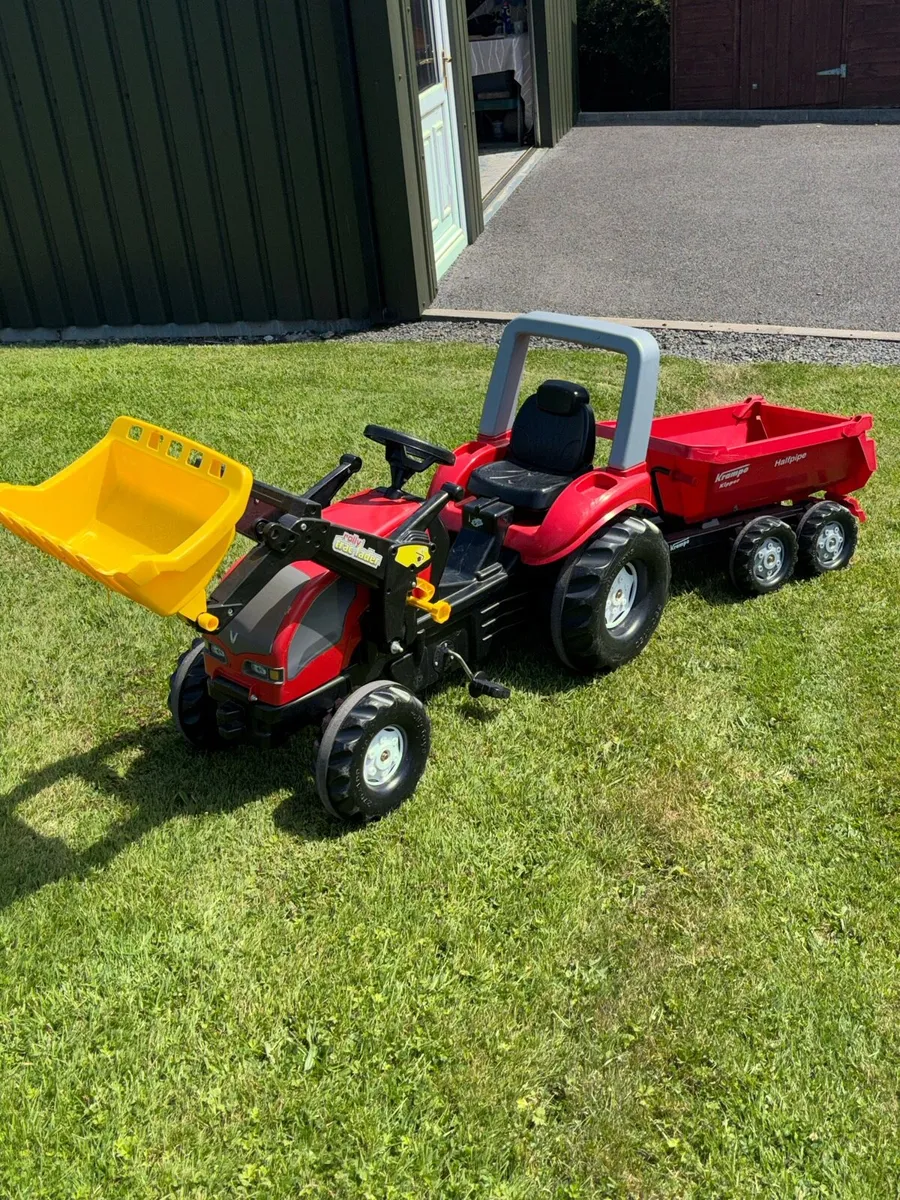 2 Kids Tractor and Trailer - Image 1