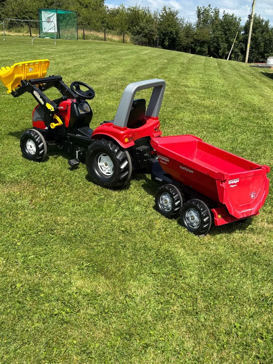 2 Kids Tractor and Trailer - Image 2