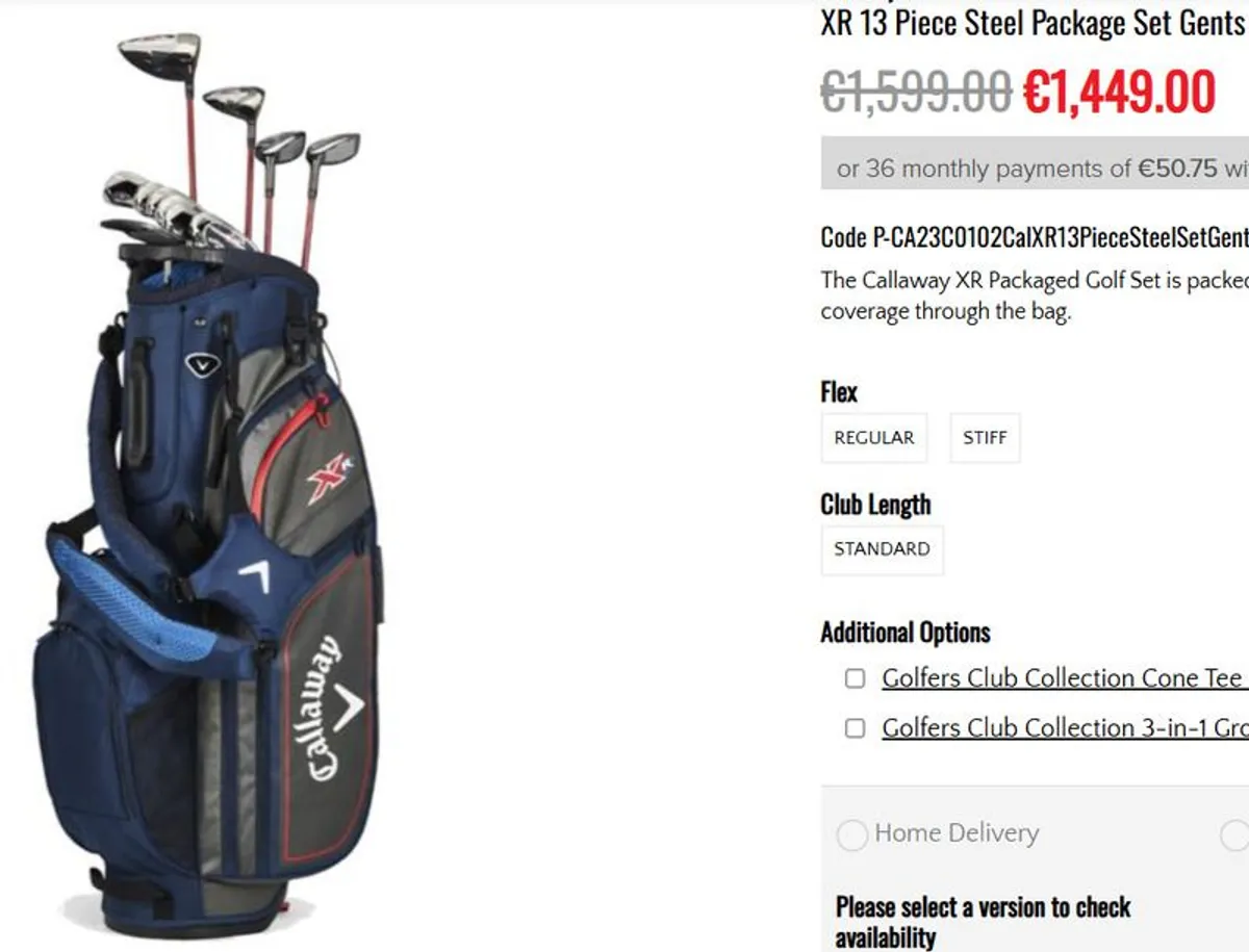 Callaway XR complete set - Image 2